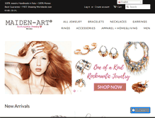 Tablet Screenshot of maiden-art.com